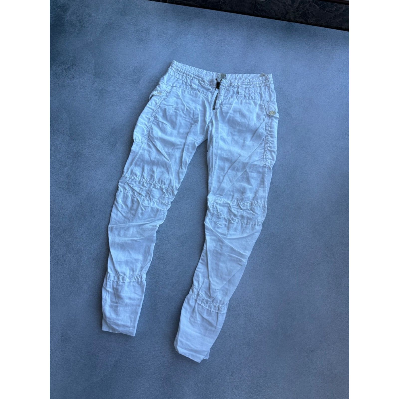 Marithe + Francois Girbaud VTG Marithe Francois Girbaud Woman Linen Pants Size 29" - 8 Thumbnail