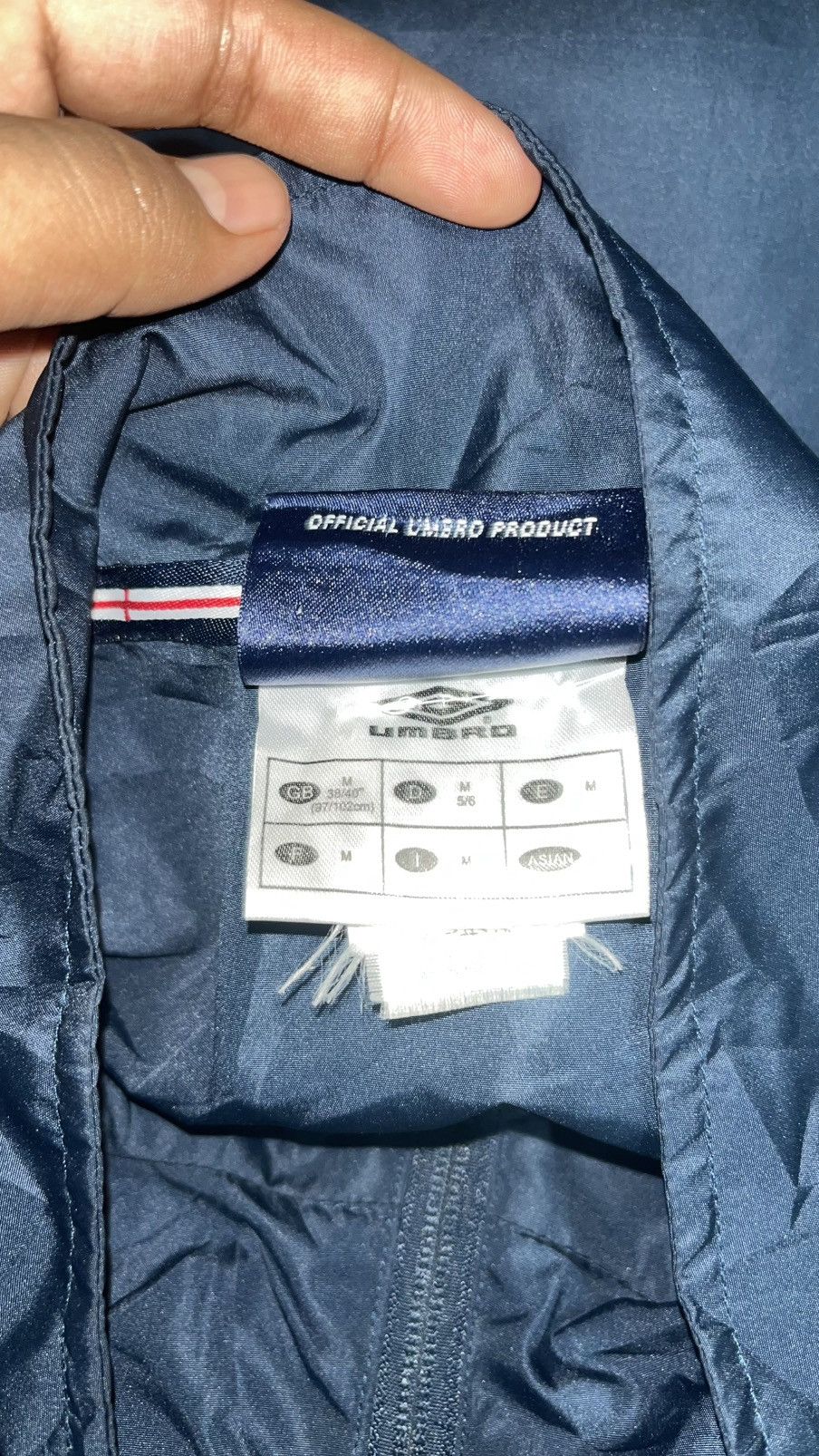 Umbro UMBRO ENGLAND NATIONAL TEAM COACH JACKET Size US L / EU 52-54 / 3 - 7 Thumbnail