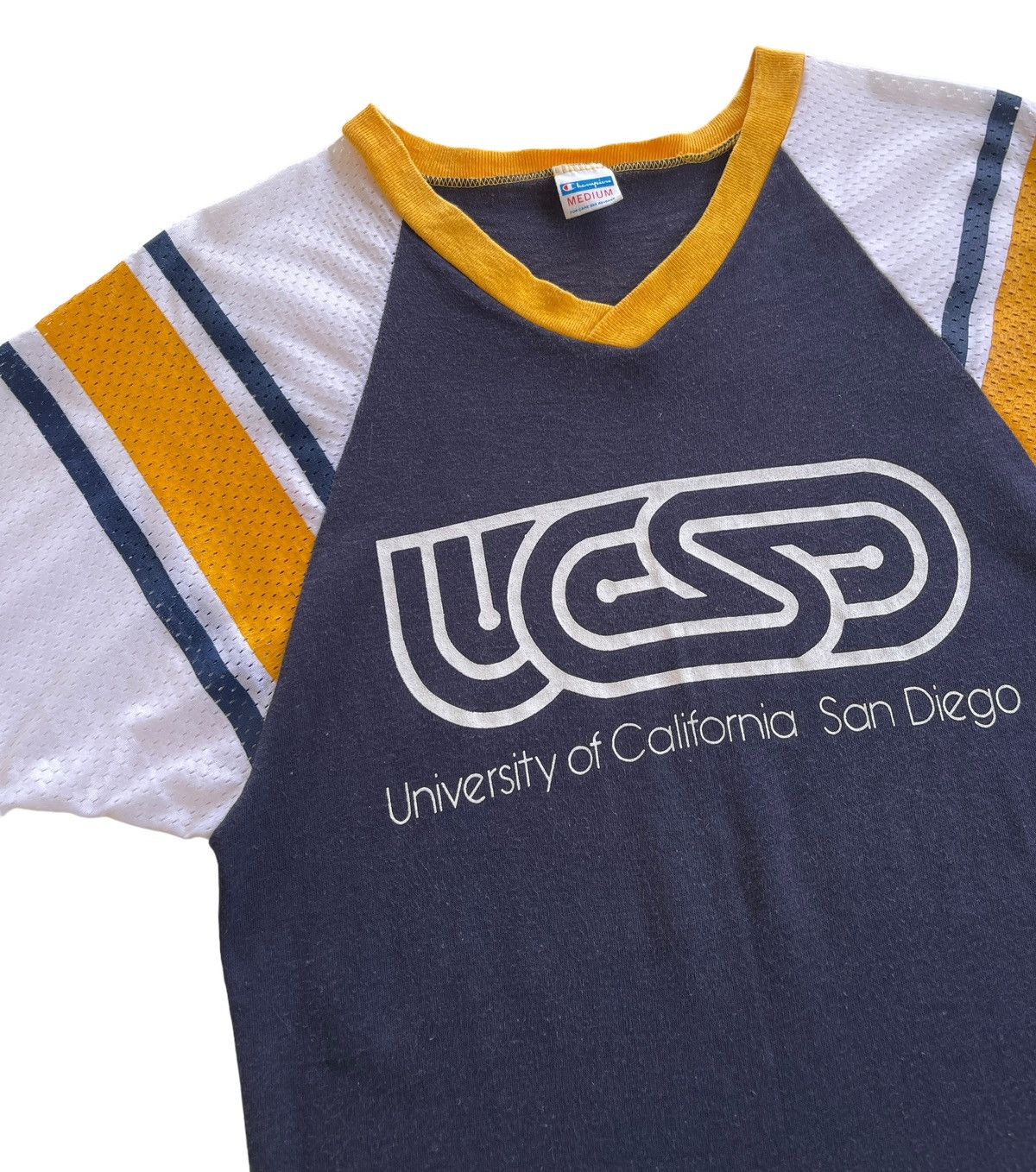 Champion 70s Champion University California San Diego Raglan Shirt Size M / US 6-8 / IT 42-44 - 4 Thumbnail