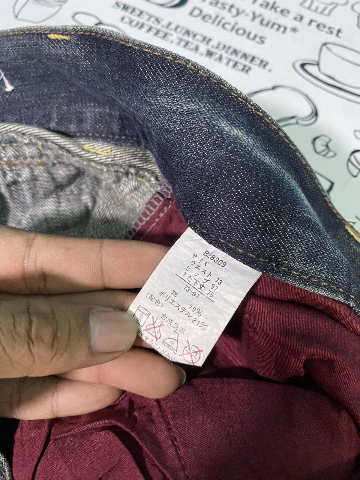 Seditionaries Oririn jeans japanase brand emboidery denim Size US 34 / EU 50 - 6 Thumbnail