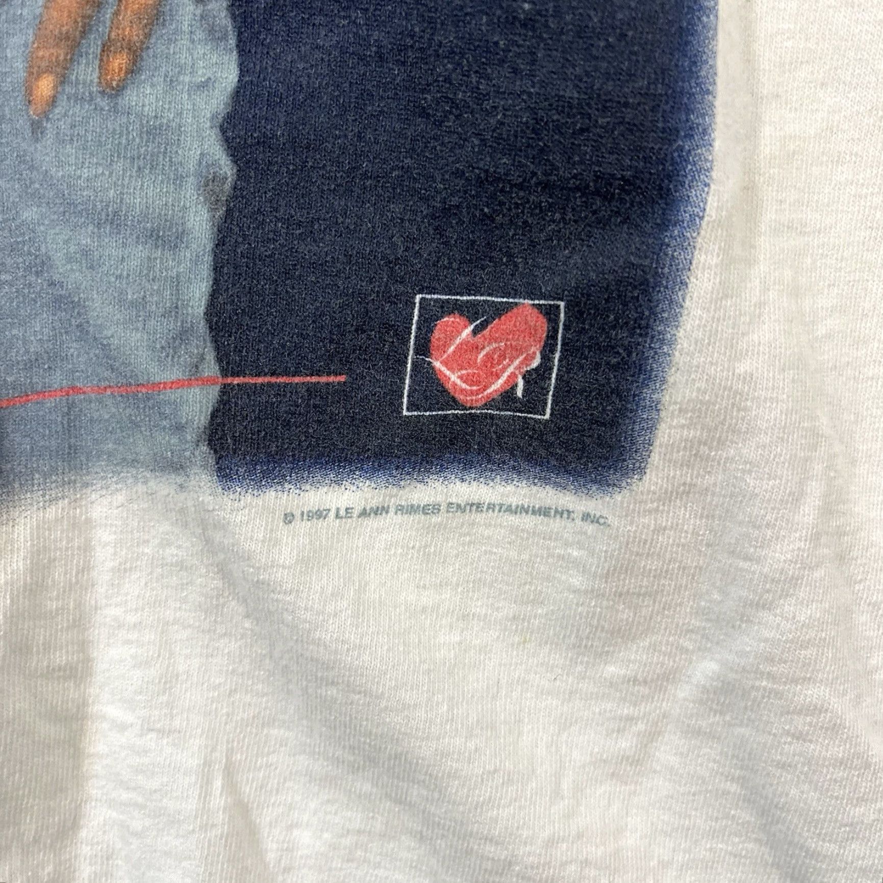 Vintage VINTAGE LeAnn Rimes Shirt M White 90s Music Graphic Print Short Sleeve Mens Regular Size US M / EU 48-50 / 2 - 3 Thumbnail