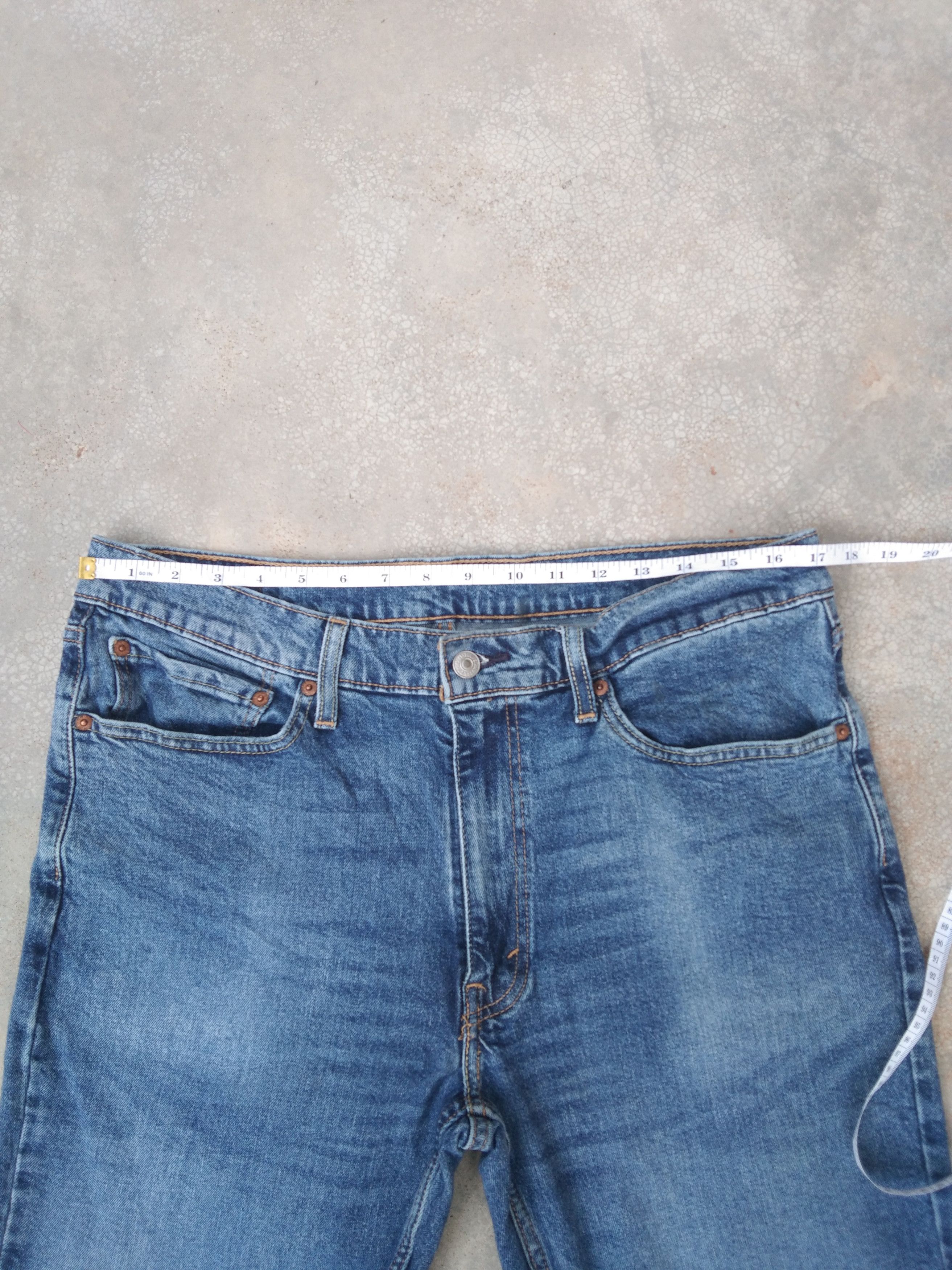 Levi's Vintage Levi's Jeans 514 Blue Washed Denim 34x30 Size US 34 / EU 50 - 6 Thumbnail