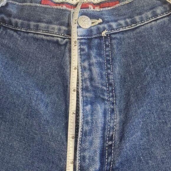 Designer B.U.M. Equipment Embellished High Rise Zippered Sz. 13/14 Bl Size 32" / US 10 / IT 46 - 6 Thumbnail