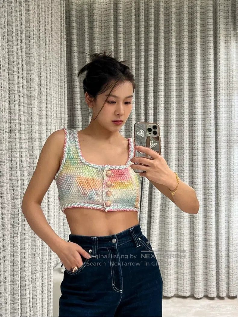 Chanel Chanel 24C colour sequin diamond buckle double-sided short Size XXS / US 00 / IT 34 - 2 Thumbnail