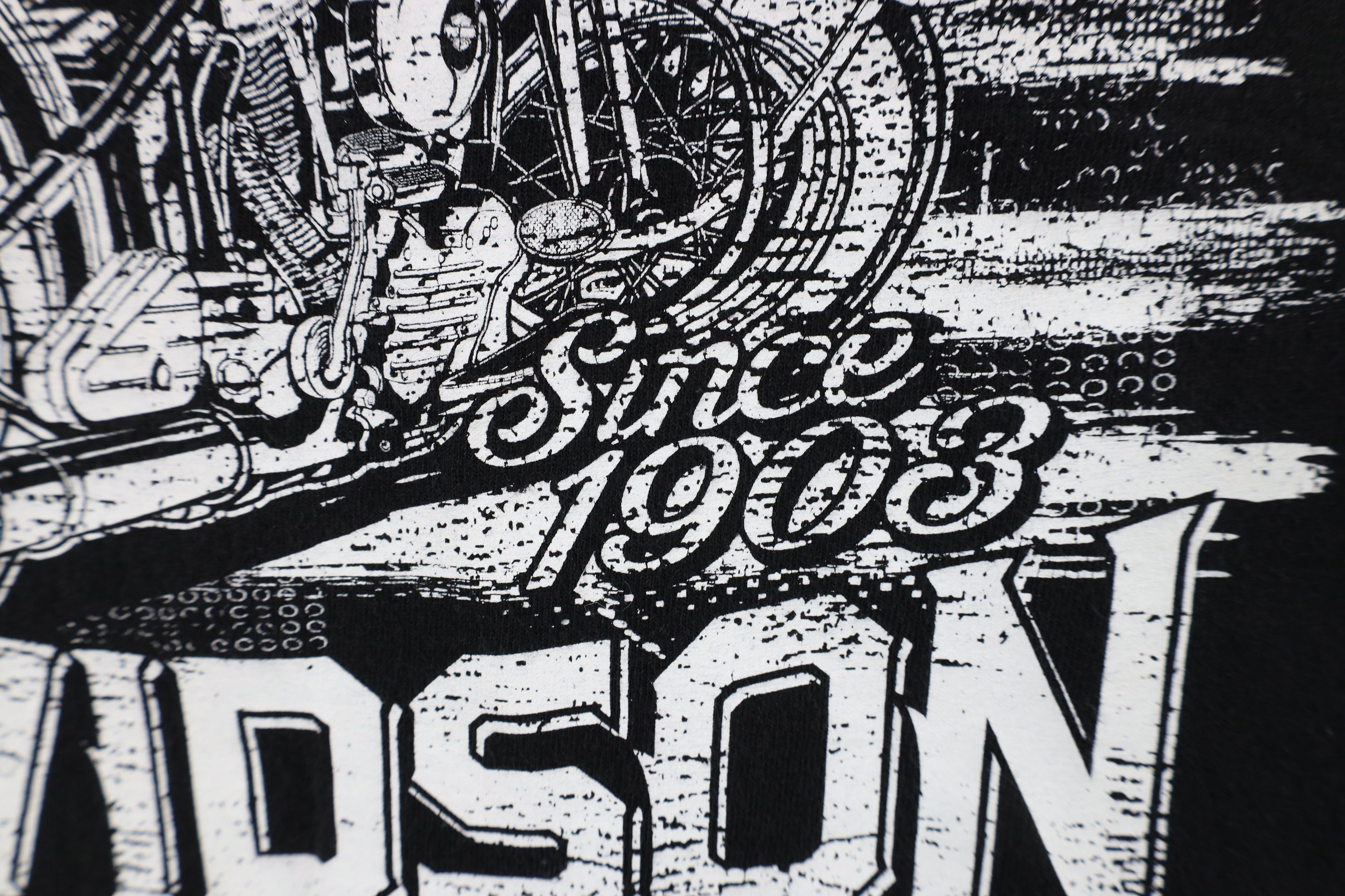 Harley Davidson × Vintage Y2K Harley Davidson Spell Out Big Logo Short Sleeve T-Shirt Size US XXL / EU 58 / 5 - 6 Thumbnail