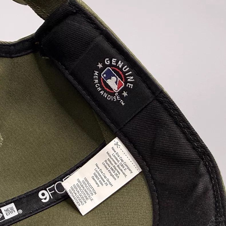 New Era NEW ERA 940 Baseball Cap army green Yankees Hardtop Bend Size ONE SIZE - 5 Thumbnail