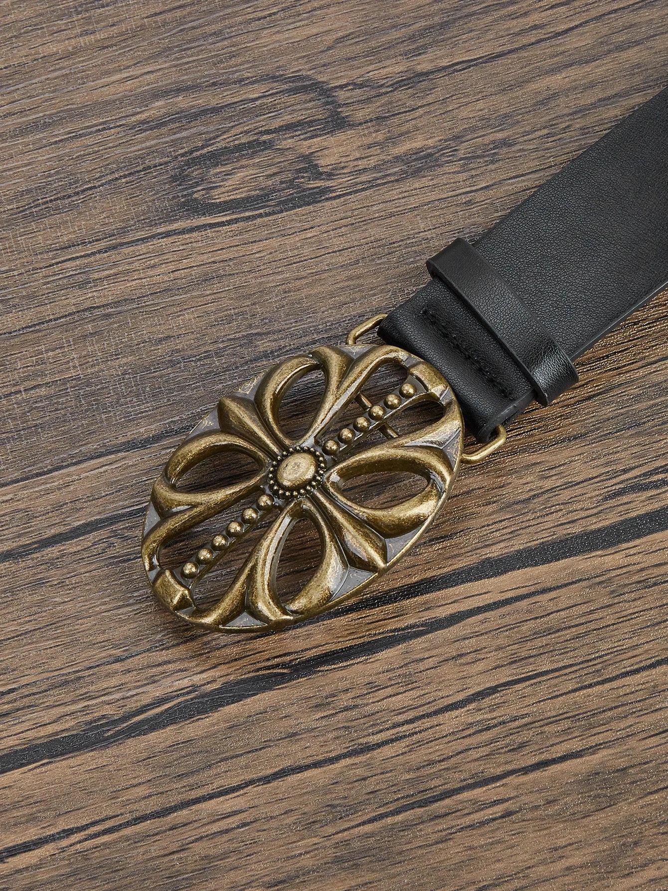 Other Bronze Metal Flower Belt Size ONE SIZE - 4 Thumbnail