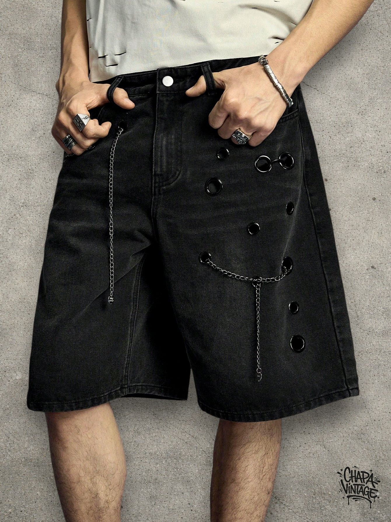 Vintage Avant garde opium shorts Size US 32 / EU 48 - 1 Thumbnail