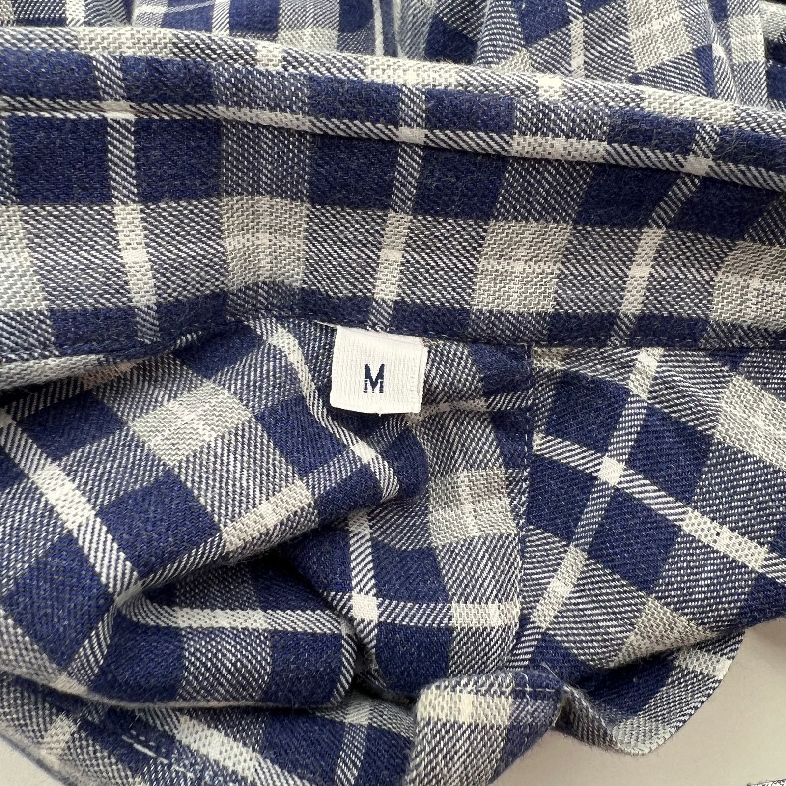 Other Marc Allen Clothiers Plaid Button Up Shirt Blue Size US M / EU 48-50 / 2 - 4 Thumbnail
