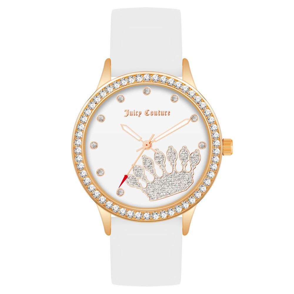Juicy Couture White Silicone Women's Watch Size ONE SIZE - 1 Thumbnail