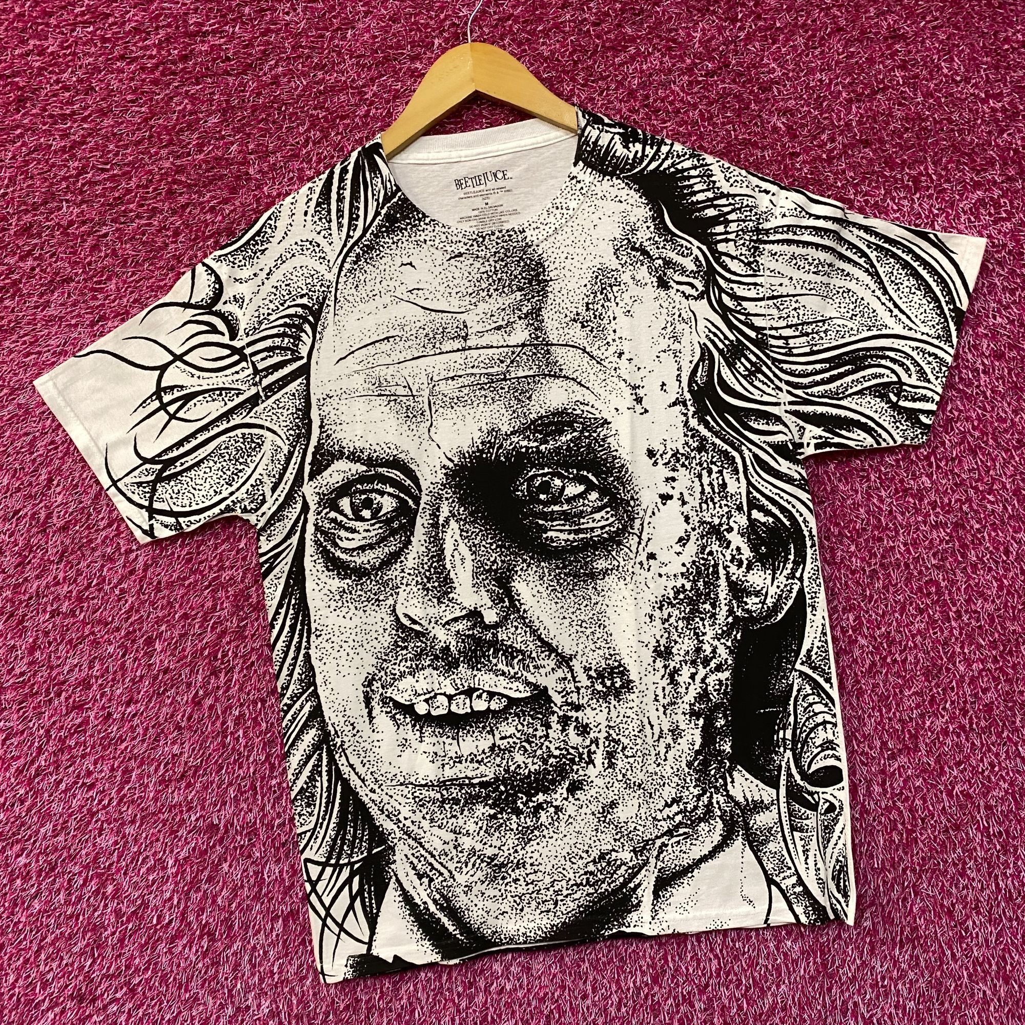 Other Beetlejuice Face Jumbo Graphic T-Shirt Medium Size US M / EU 48-50 / 2 - 3 Thumbnail