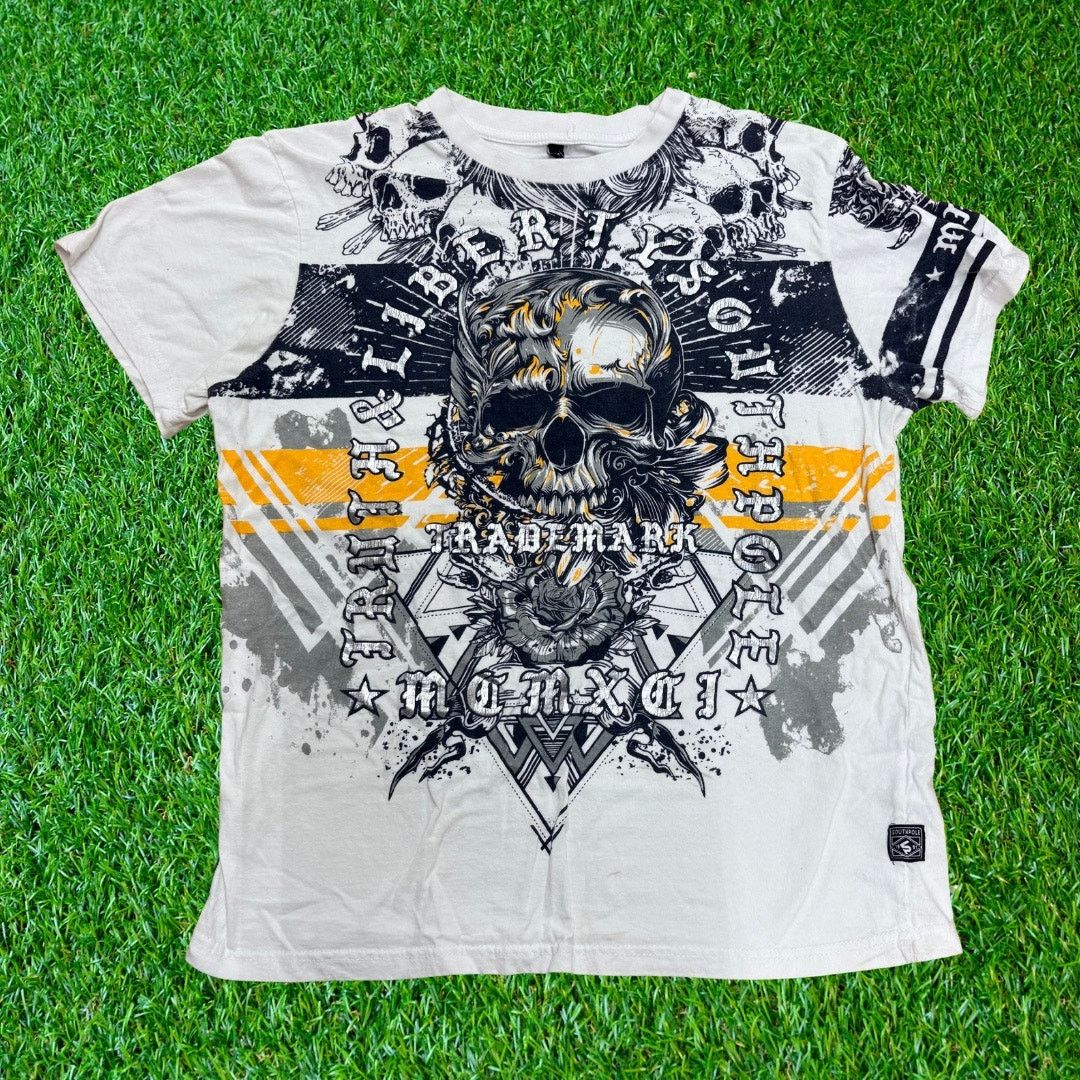 Southpole Vintage Y2K Southpole Skull Graphic Tee Size US M / EU 48-50 / 2 - 1 Thumbnail