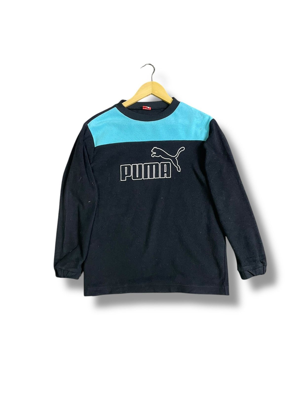 Puma × Vintage Puma Big Logo Pullover Sweater (39) Size US S / EU 44-46 / 1 - 1 Thumbnail