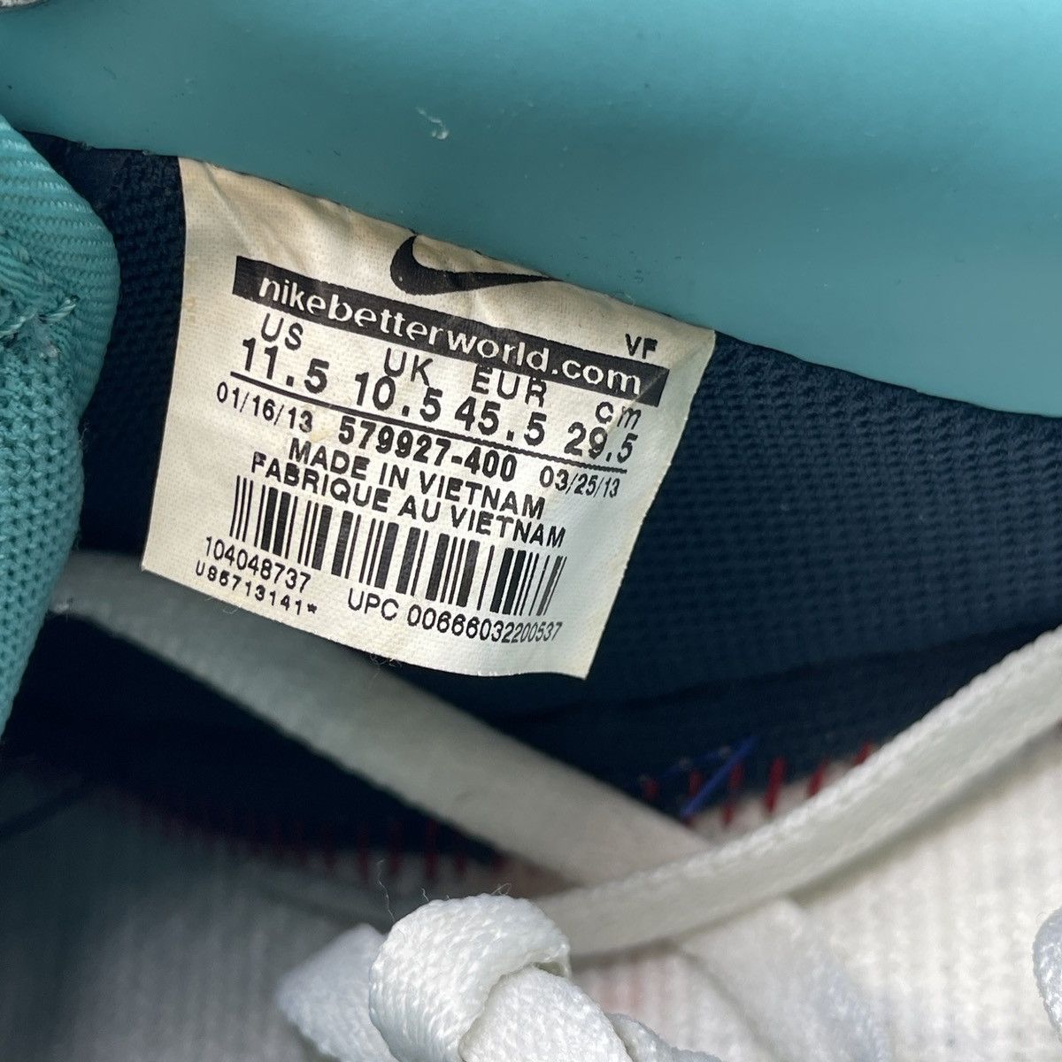 Nike Air Force 1 canvas Size US 11.5 / EU 44-45 - 8 Thumbnail