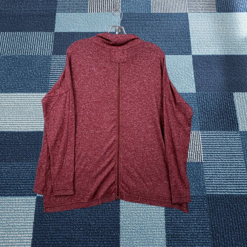 Vintage BKE Sweater Mens XS Red Pull Over High Neck Knit Rayon Back Zip Size US XS / EU 42 / 0 - 1 Thumbnail