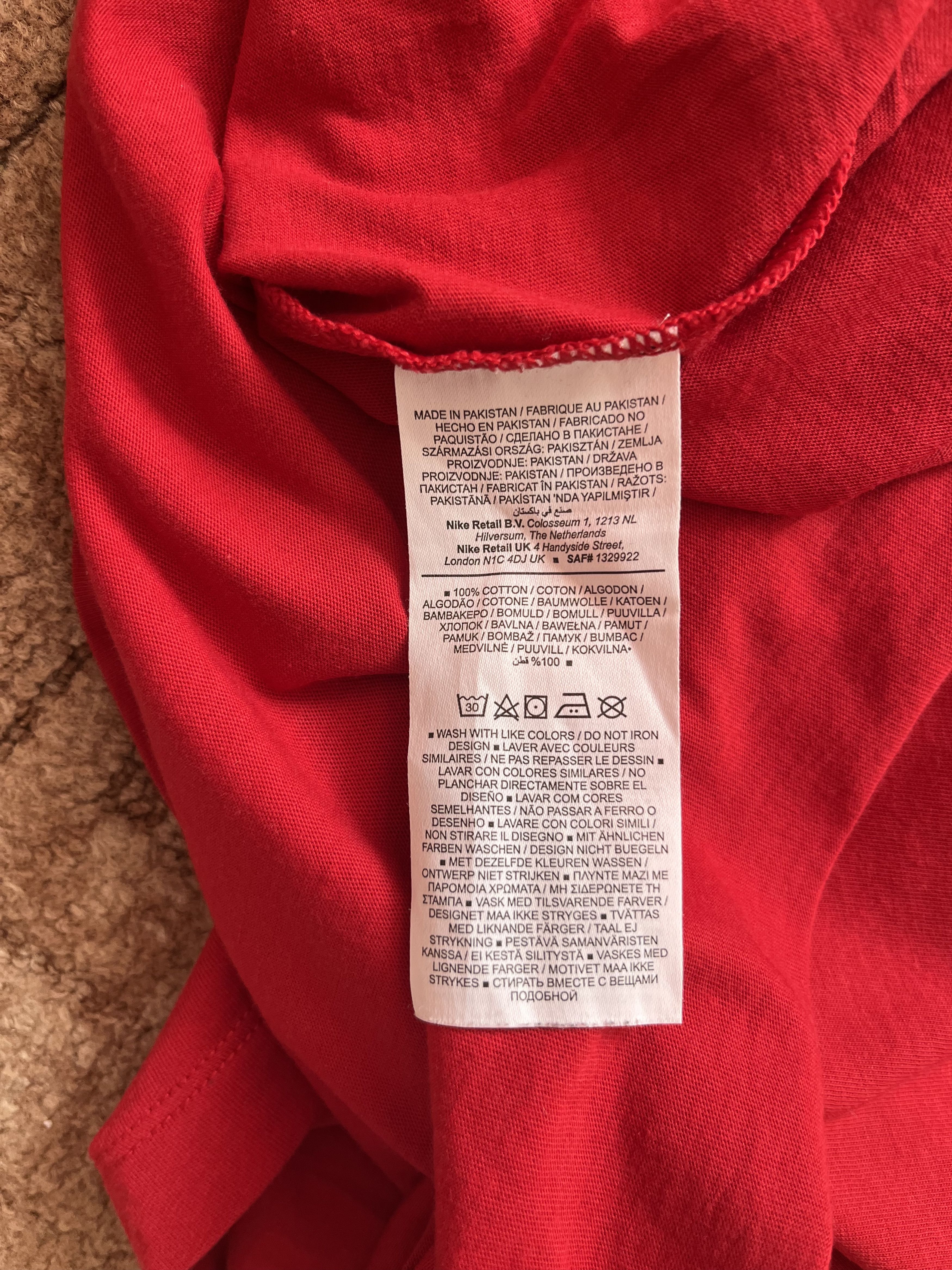 Nike Nike Liverpool FC 2024 Red Training Soccer Football Tee Size US L / EU 52-54 / 3 - 6 Thumbnail
