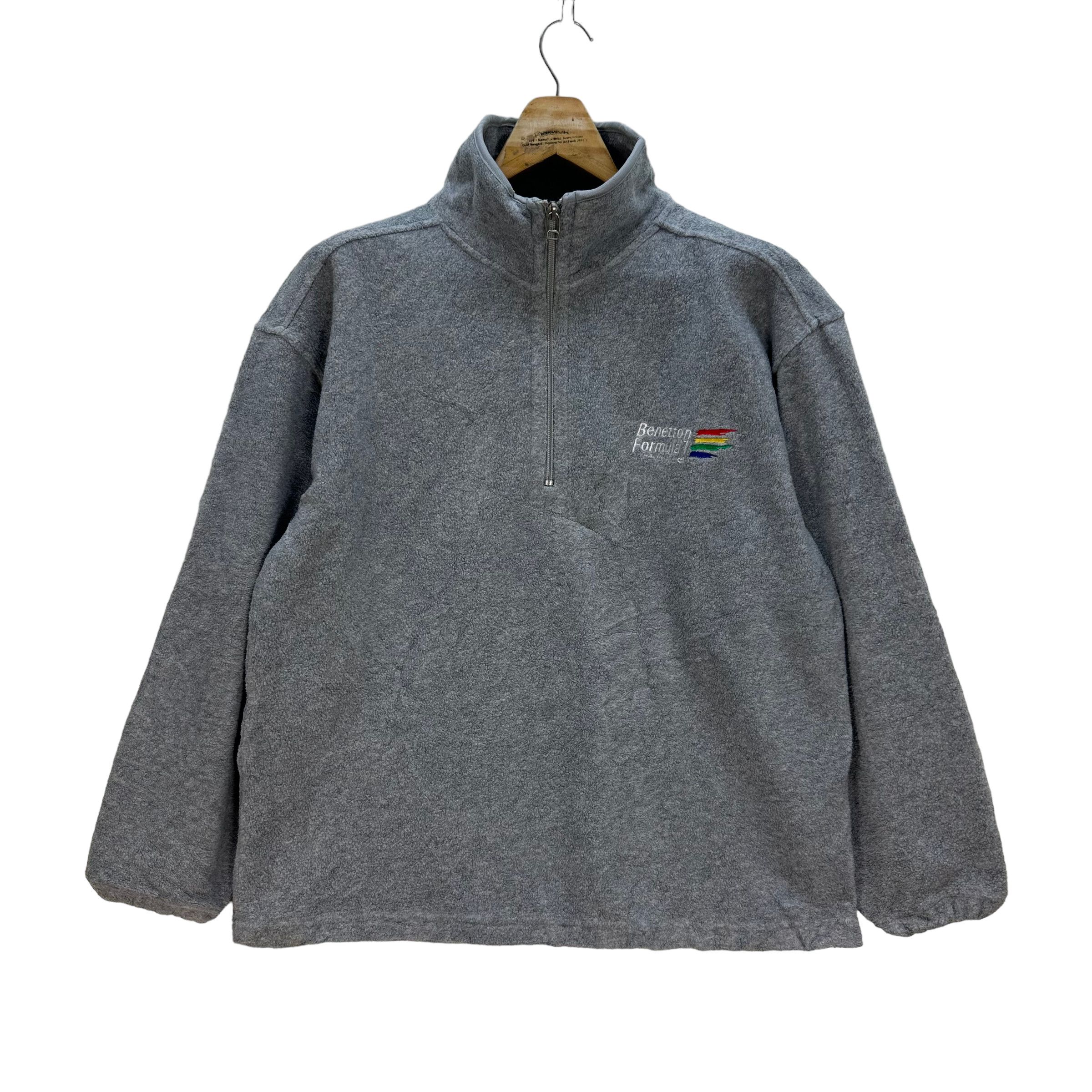 Benetton BENETTON FORMULA 1 RACING TEAM HALF ZIP FLEECE #8075-200 Size US M / EU 48-50 / 2 - 1 Thumbnail