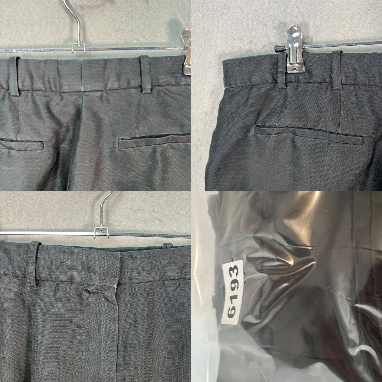 Valentino Valentino Womens 10 Silk Pleated Trousers Pants Dress Silk Black 100% Italy Formal Dress Pants Womens Size 32" / US 10 / IT 46 - 9 Thumbnail