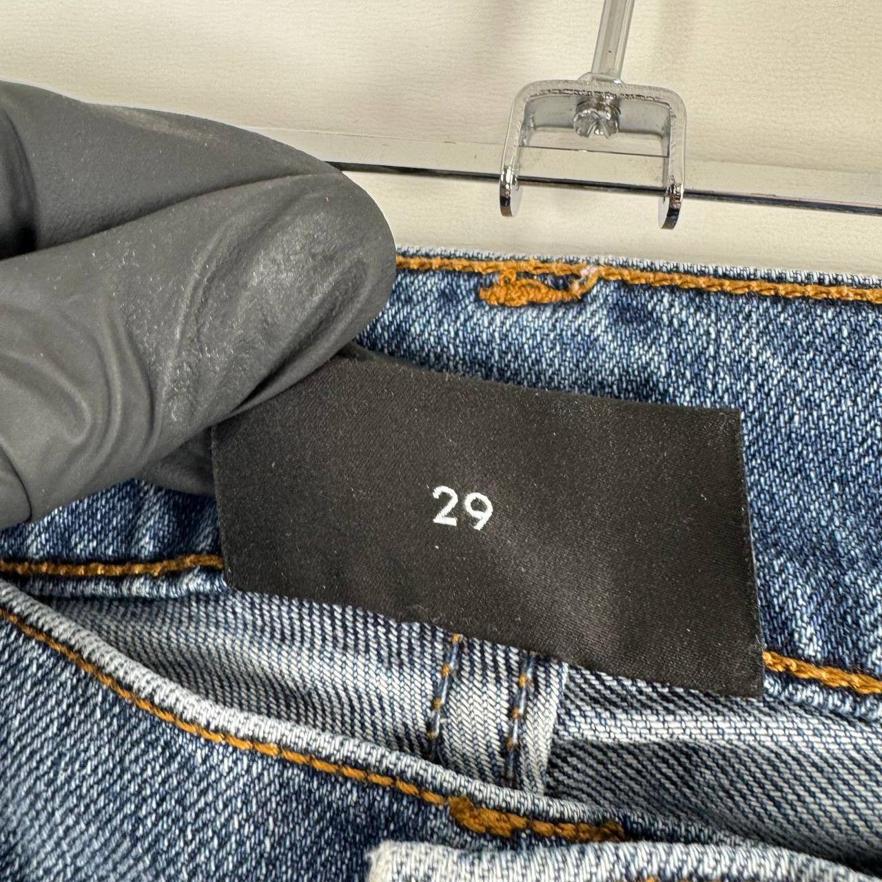 Emporio Armani Emporio Armani Men’s Slim Fit Blue Jeans Designer Denim 29 Size US 29 - 4 Thumbnail