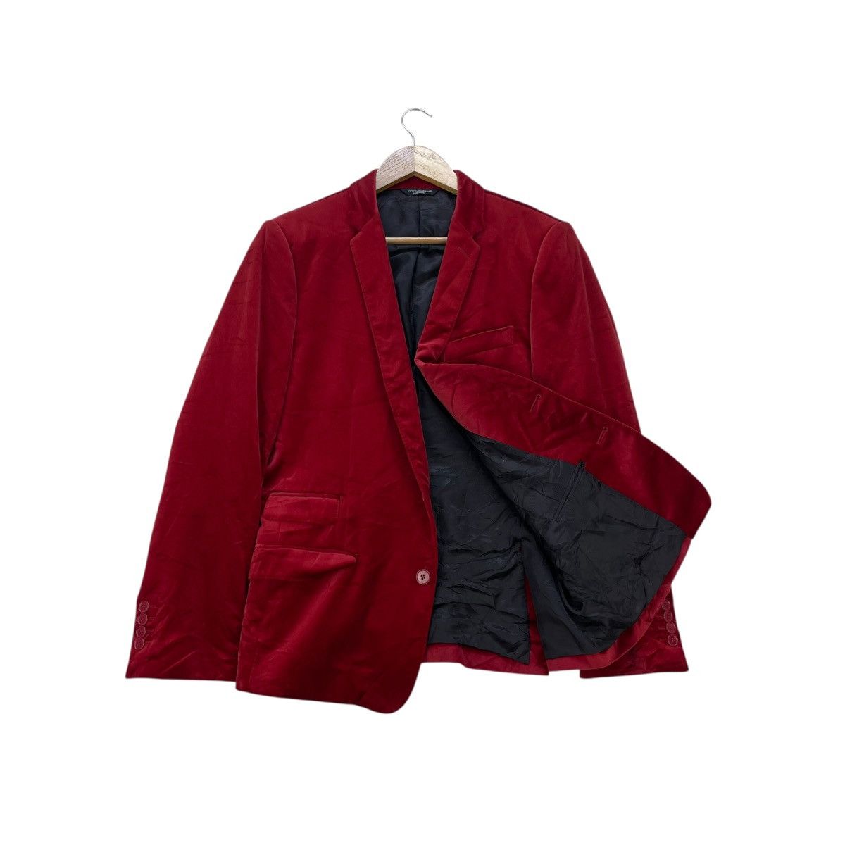 Dolce & Gabbana 🔥 Dolce & Gabbana Martini Velvet Jacket Size US M / EU 48-50 / 2 - 8 Thumbnail