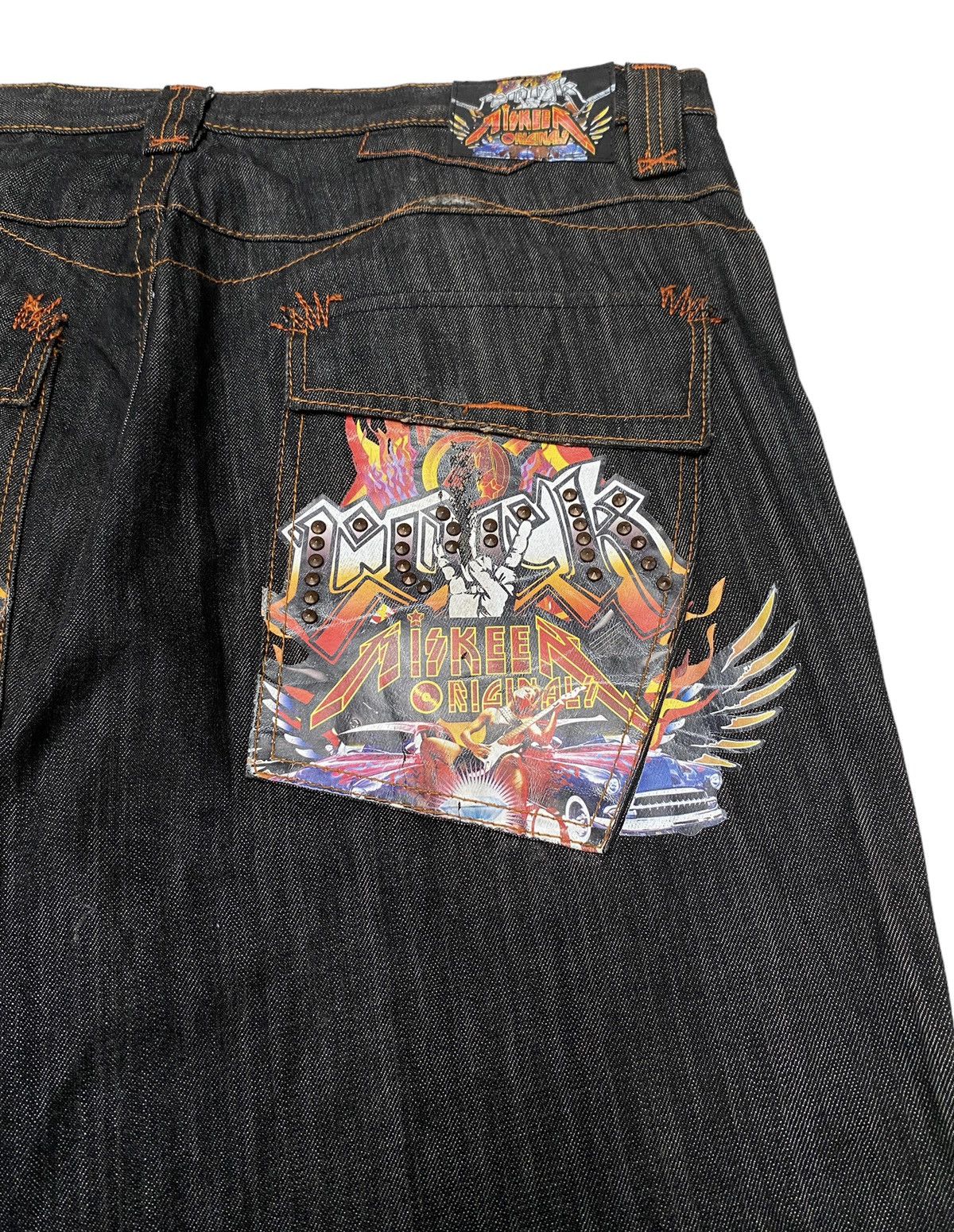 Japanese Brand × Vintage Vintage Japanese Brand Miskee Baggy Jeans 2000s Size US 43 - 7 Thumbnail