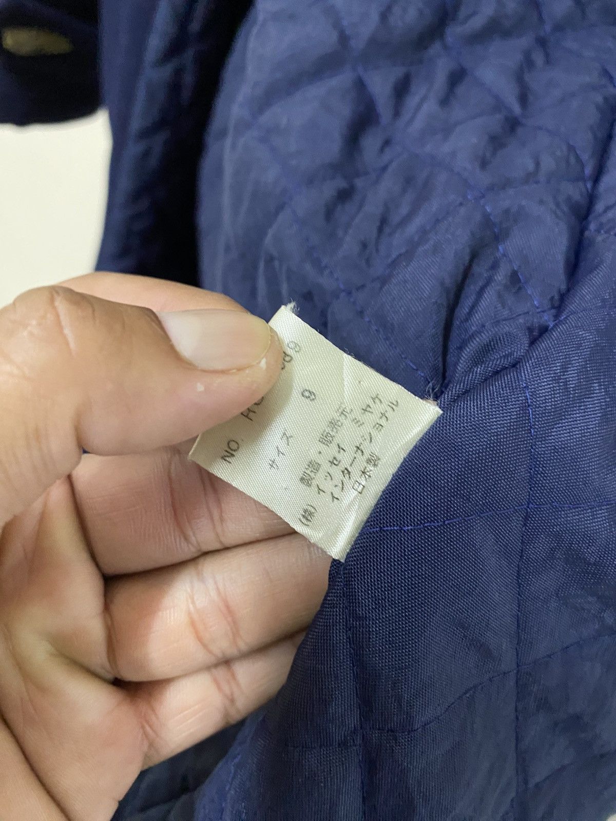Issey Miyake RARE 🔥 I.S. Issey Miyake Navy Wool Duffle Coat Quilted Liner Size US M / EU 48-50 / 2 - 16 Thumbnail