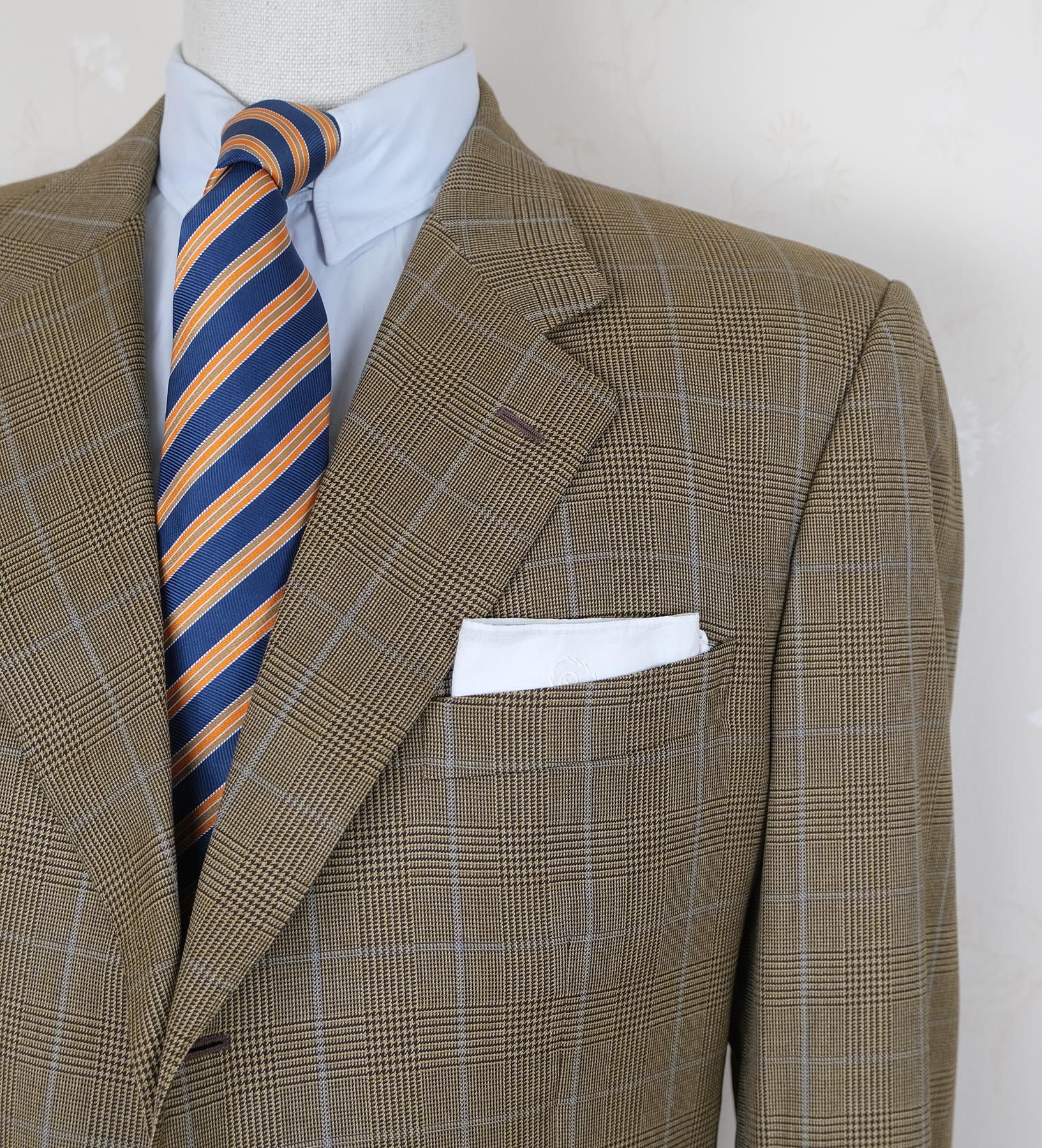 Other Ravazzolo, light hand made jacket, size 46, check pattern Size 46R - 3 Thumbnail