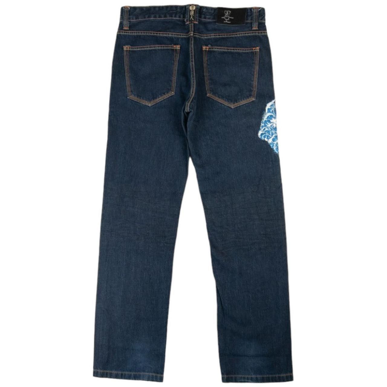 Other Vintage BigTrain Embroidered Dragon Japanese Denim Jeans W32 Size US 32 / EU 48 - 3 Thumbnail