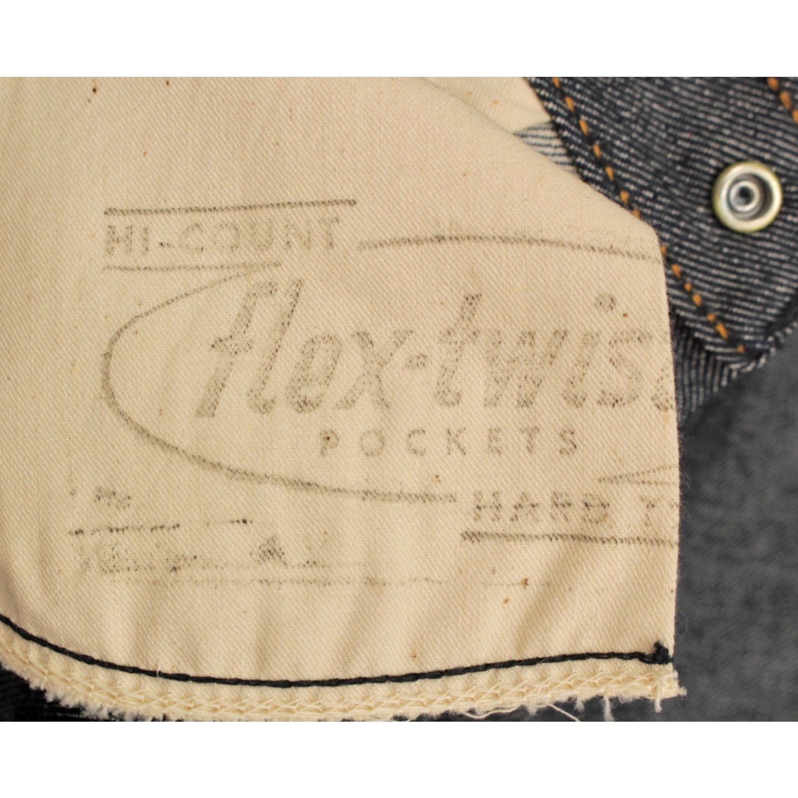 Vintage VTG 1960s NOS Denim Jeans Sz 26x29 Blue 60s Cotton Shirt? Size US 26 / EU 42 - 5 Thumbnail