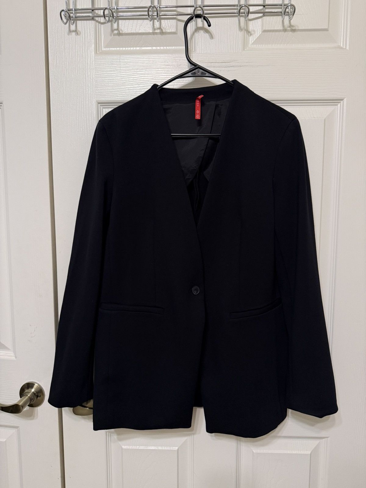Spanx The Perfect Blazer Black Collarless Business Preppy Size S / US 4 / IT 40 - 1 Thumbnail