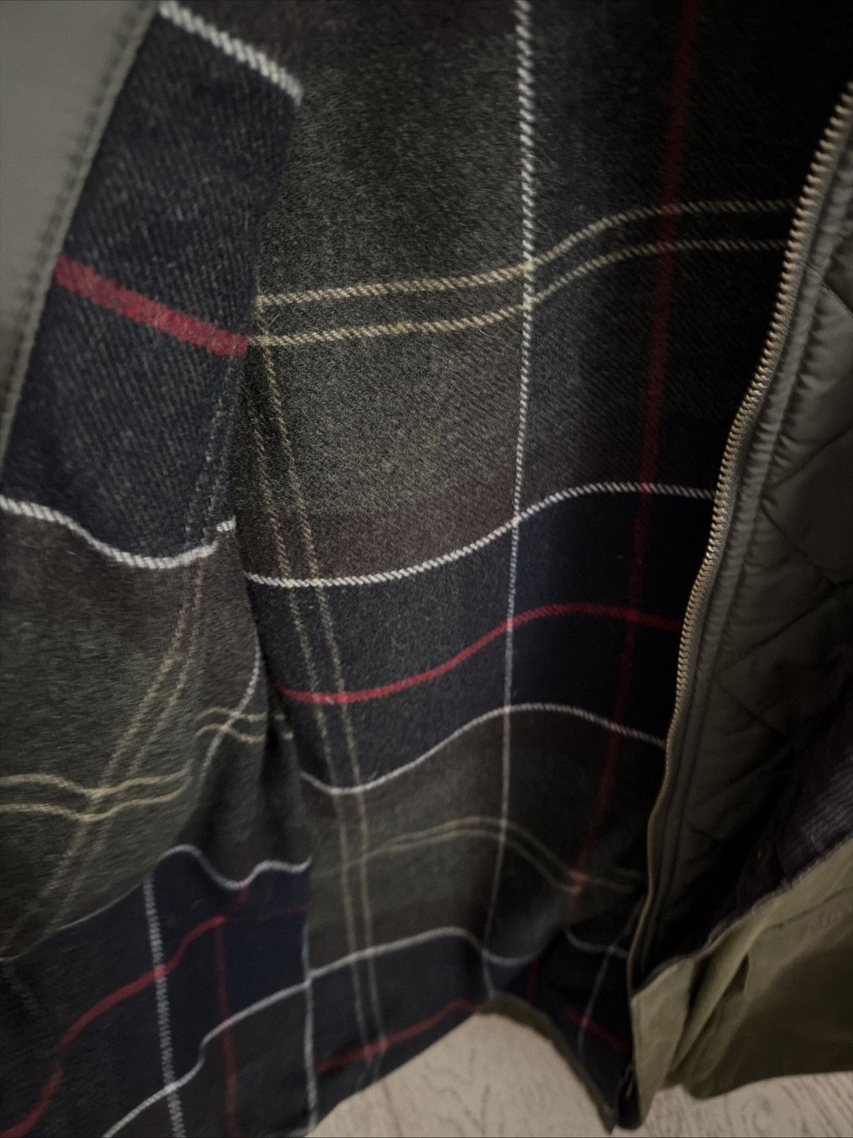 Barbour Barbour Ogston Waxed Jacket Olive Oban Padded Leather Sleeve Size US S / EU 44-46 / 1 - 3 Thumbnail