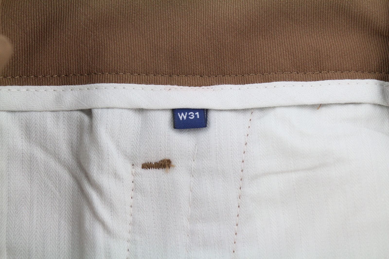 Gant FLUID PLEATED W31 Roasted Walnut Wool Trousers 87374 Size US 31 - 6 Thumbnail