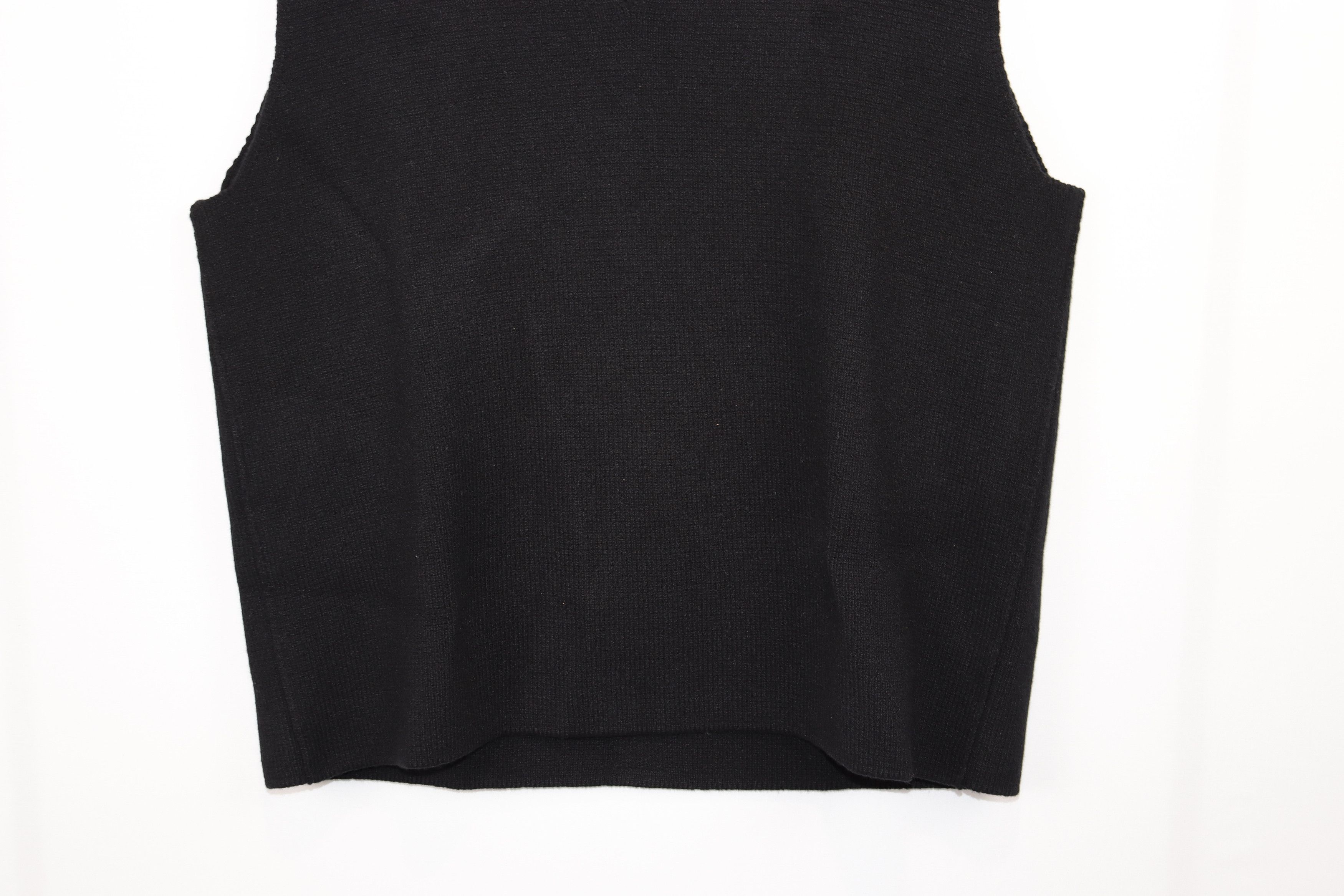 Rick Owens o1rshd One Size V Neck Knit Pullover in Black Size US L / EU 52-54 / 3 - 4 Thumbnail