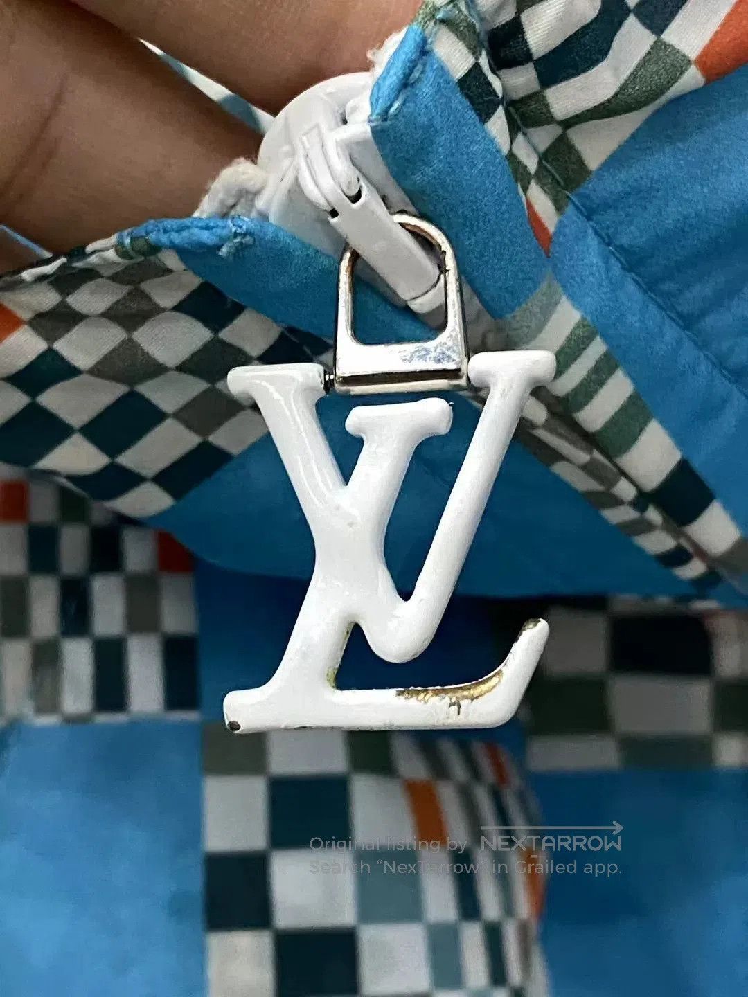 Louis Vuitton Louis Vuitton Blue Damier Logo Jacket. Size US S / EU 44-46 / 1 - 5 Thumbnail