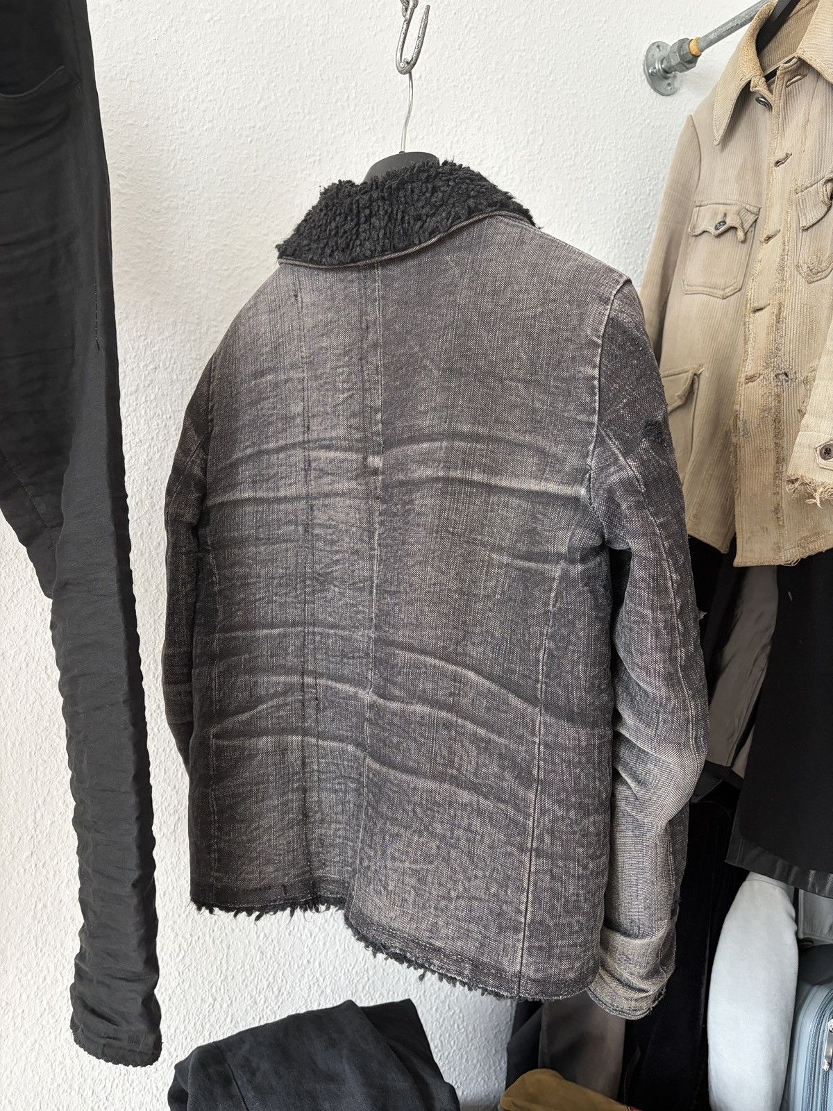 Label Under Construction Rare Military Tent Alpaca Wool Jacket Size US M / EU 48-50 / 2 - 5 Thumbnail
