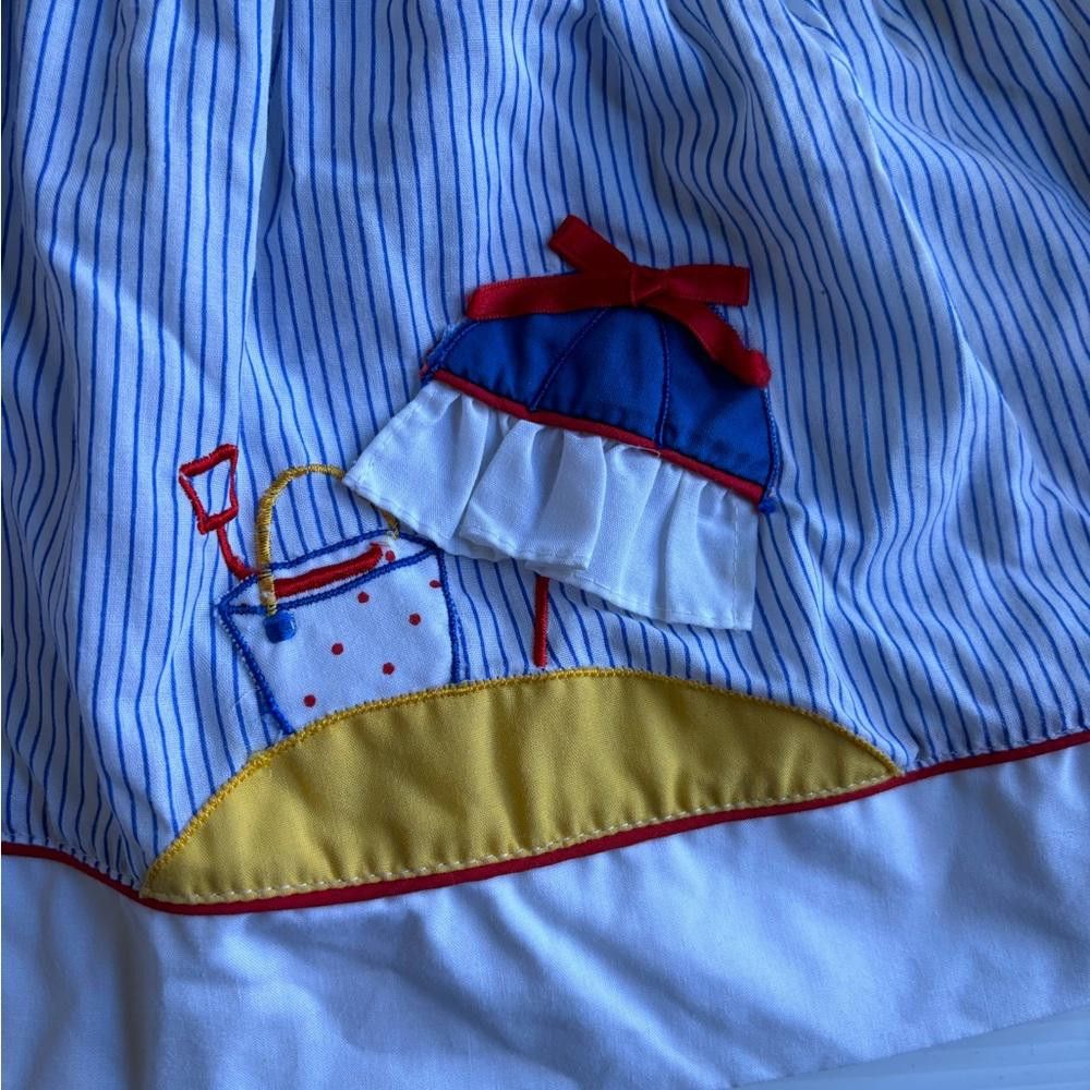 Designer Vintage 1990 Rare Mini Toddler Dress with matching Hat Size ONE SIZE - 3 Thumbnail