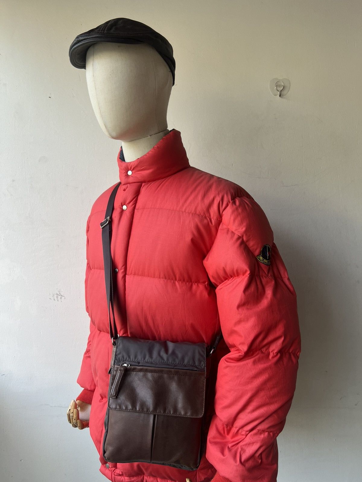 Yohji Yamamoto Vintage 2000 Yohji Yamamoto Y’saccs Hybrid Leather Sling Bag Size ONE SIZE - 4 Thumbnail