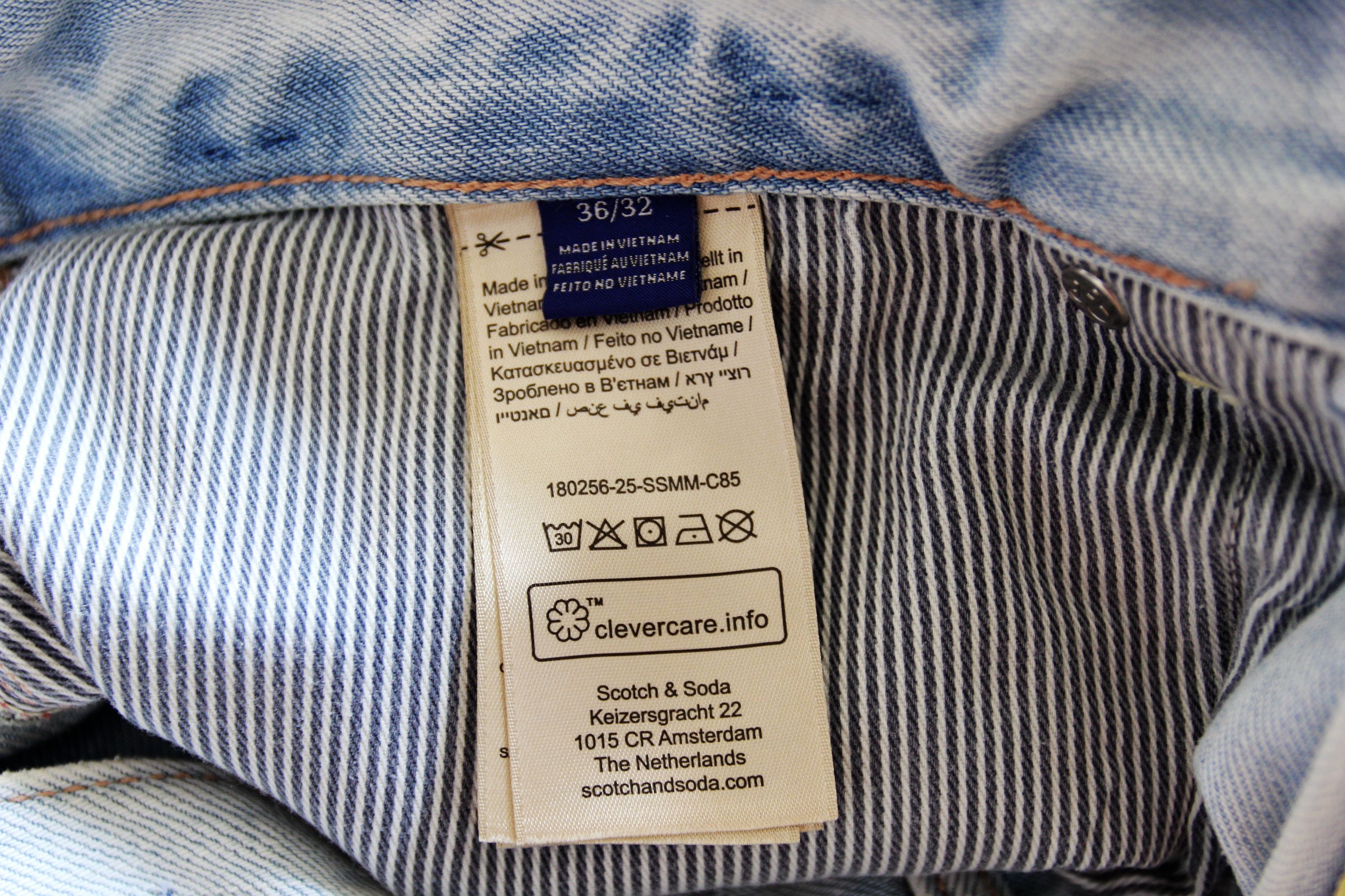 Scotch & Soda BNWT SS25 SCOTCH & SODA DEAN BLEACHED DENIM JEANS 36 Size US 36 / EU 52 - 10 Thumbnail