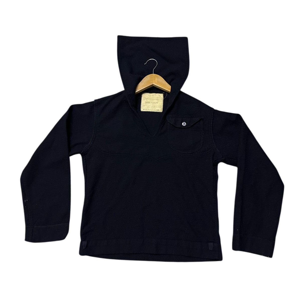 Vintage Vintage 70s US navy wool uniform pullover jacket Size US S / EU 44-46 / 1 - 4 Thumbnail