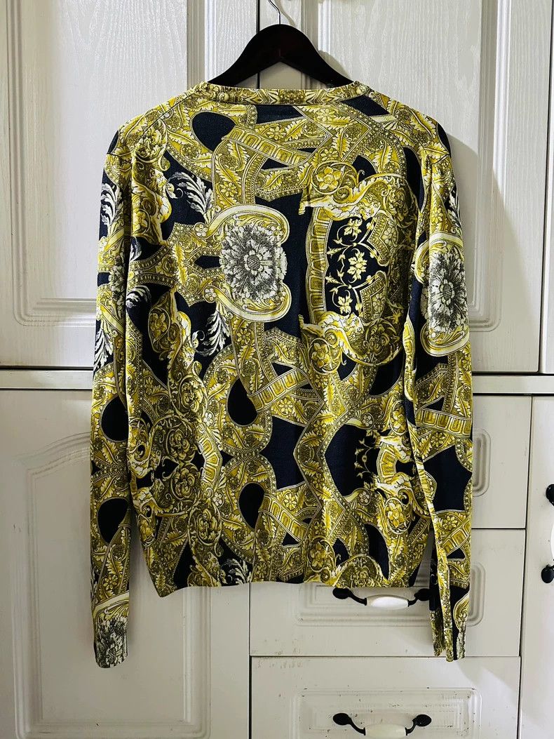 Versace Versace Mulberry silk knitted sweater Size US M / EU 48-50 / 2 - 2 Thumbnail