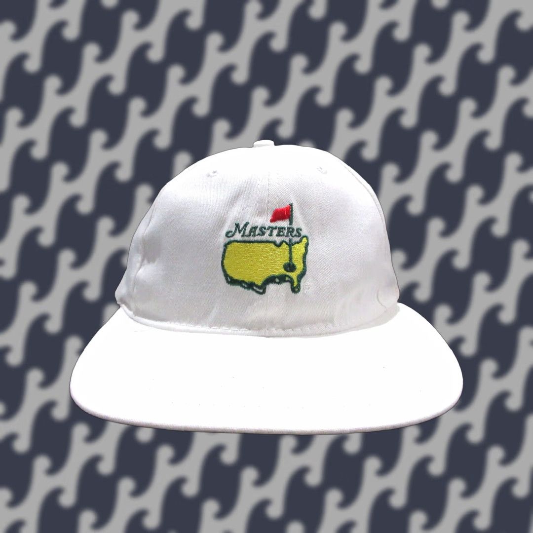 VINTAGE Masters Baseball Cap Adjustable White Logo Augusta  display picture 1