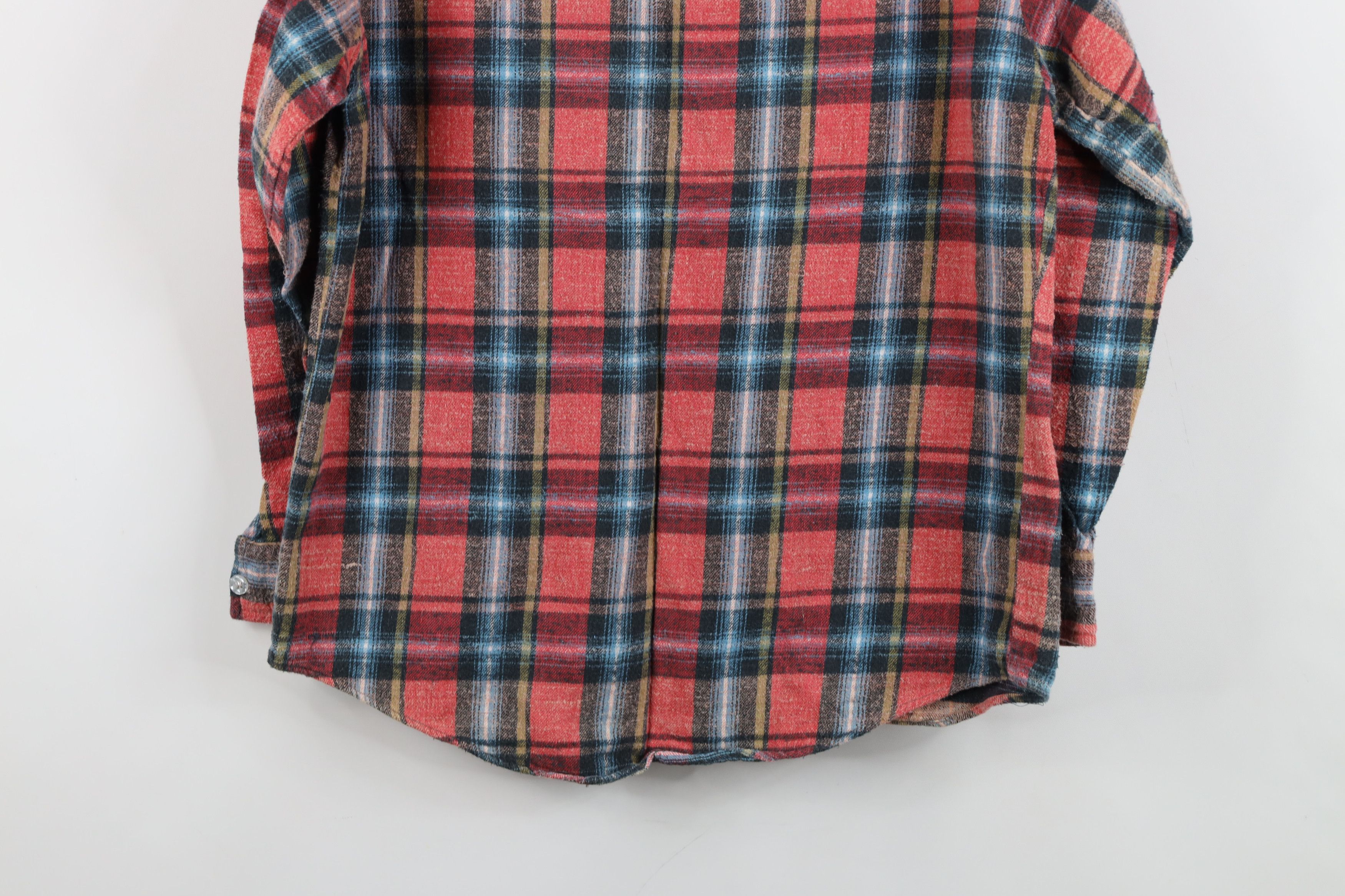 Vintage Vintage 70s Streetwear Flannel Collared Button Shirt Size US M / EU 48-50 / 2 - 14 Thumbnail