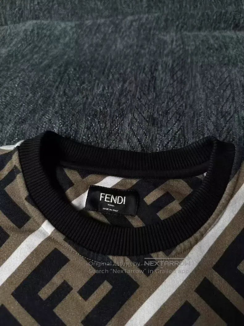 Fendi Fendi Striped All-Over Printed Sweatshirt Size US M / EU 48-50 / 2 - 3 Thumbnail