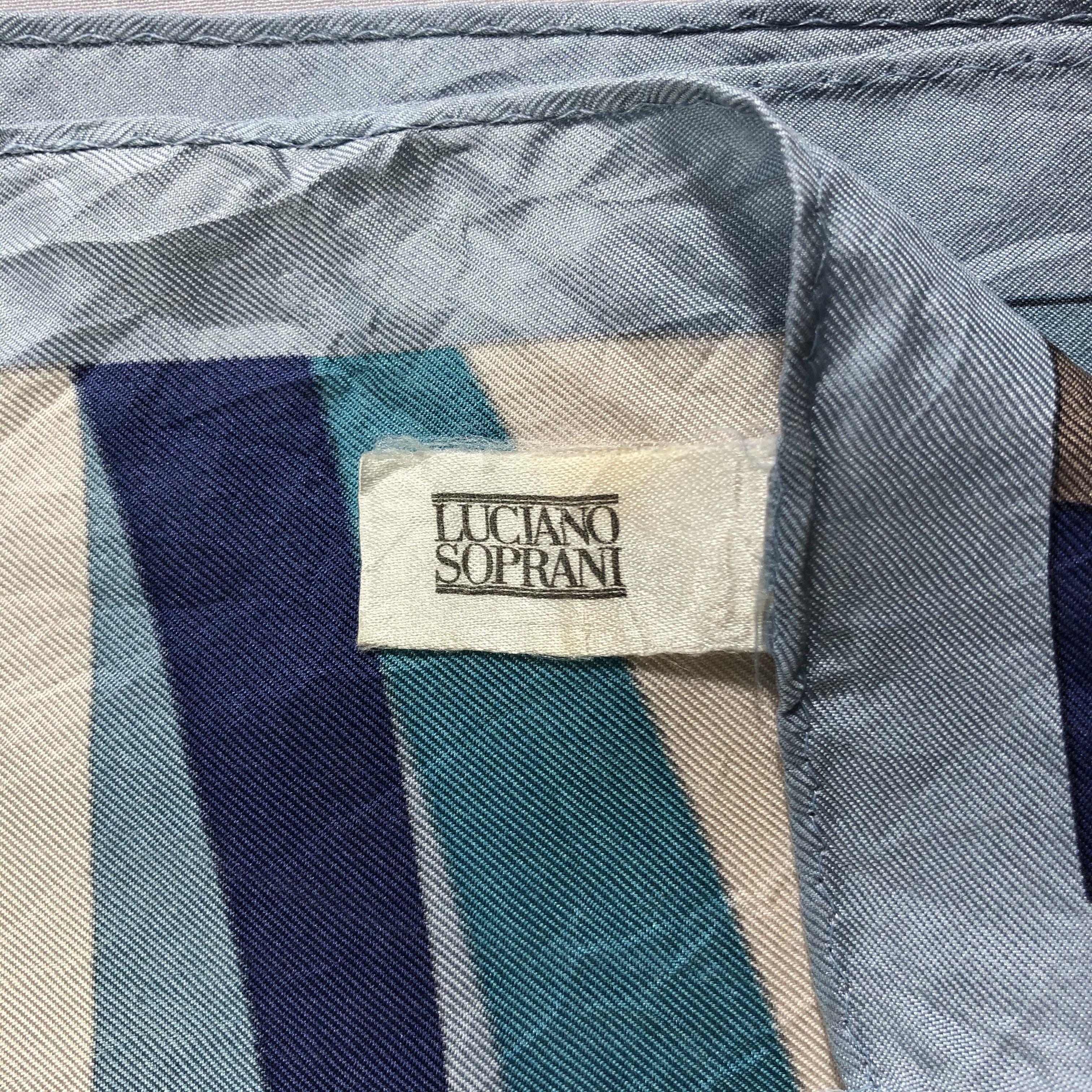 Vintage Vintage Luciano Soprani Silk Scarf Size ONE SIZE - 6 Thumbnail