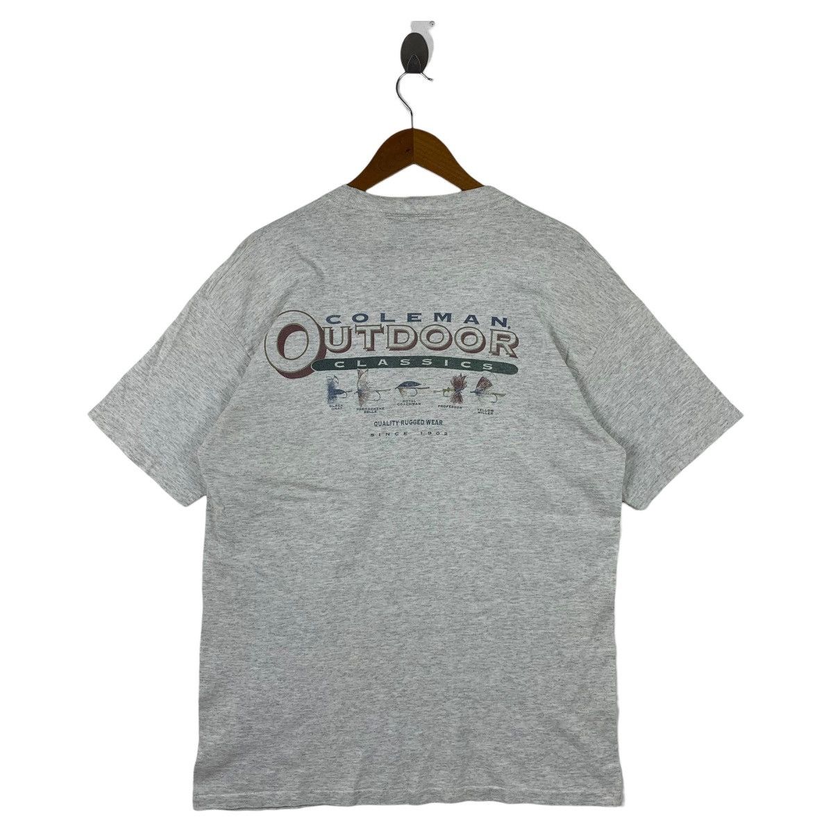 Other Vintage 90s Coleman Outdoor Classics Graphic Pocket Tee Size US L / EU 52-54 / 3 - 1 Thumbnail