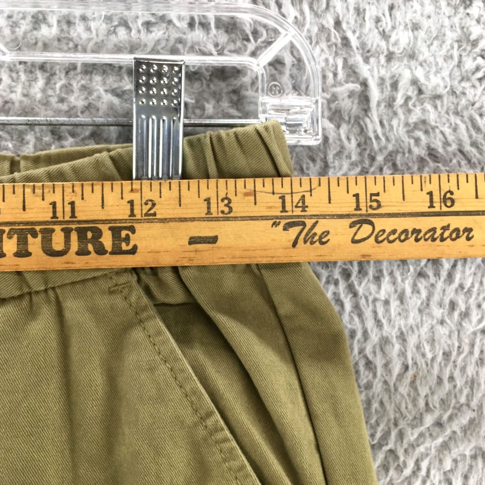 H&M Divided by H&M Cargo Jogger Pants Womens 4 Green High Rise Elastic Waistband Pants Size 27" / US 4 / IT 40 - 4 Thumbnail