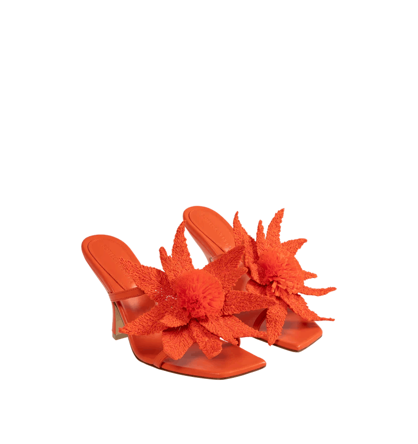 Bottega Veneta o1h1sh10526 Adam Sandal in Orange Size US 9 / IT 39 - 2 Thumbnail