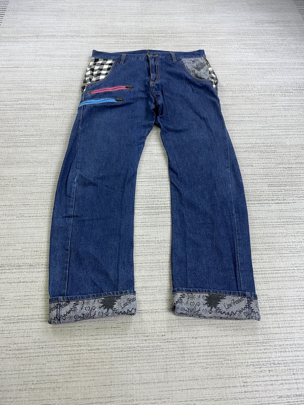Hysteric Glamour 🔥RARE Hysteric Glamour Style Double Waist Punk Design Jean Size US 34 / EU 50 - 1 Thumbnail