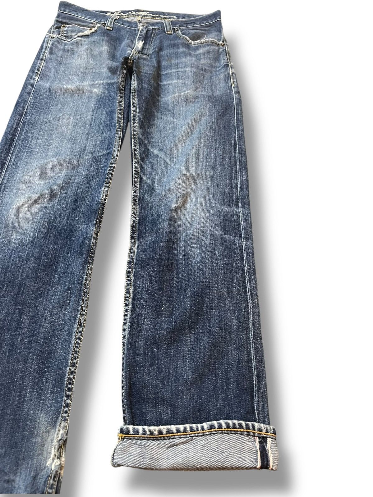 Eddie Bauer Vintage Eddie Bauer Selvedge Grunge Denim Size US 30 / EU 46 - 4 Thumbnail
