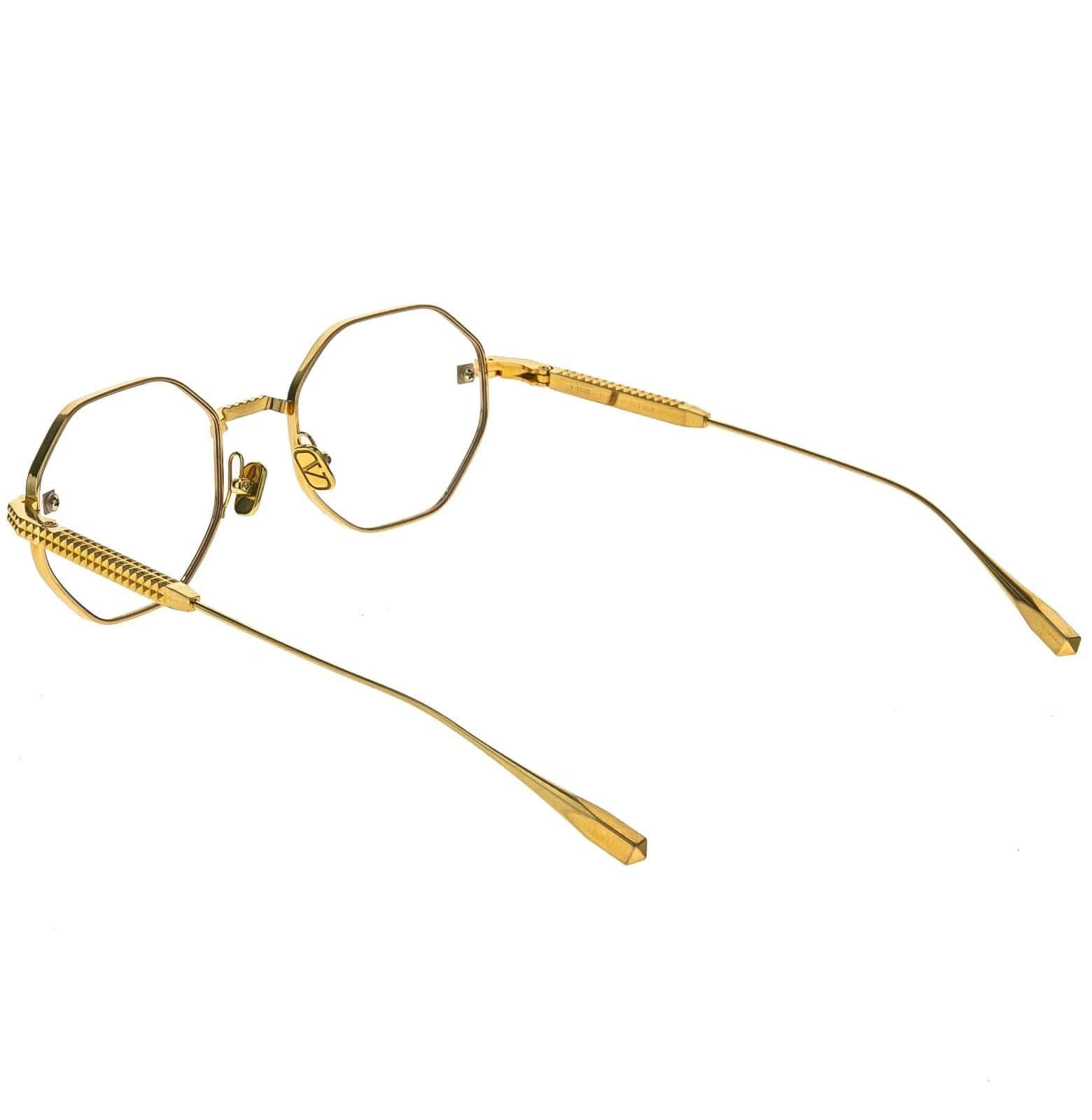 Valentino VALENTINO V-STUD VLX122 VLX 122C Geometric Optical Frame Size ONE SIZE - 8 Thumbnail